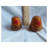 Aloha Hawaii Wooden Salt and Pepper Shakers