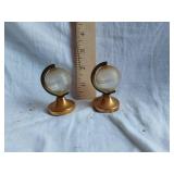 Miniature Globe Salt and Pepper Shakers