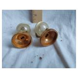 Miniature Globe Salt and Pepper Shakers
