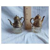 Miniature Vintage Teapot Salt and Pepper Shakers