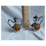 Pair of Arizona Themed Miniature Teapot Salt and Pepper Shakers