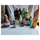 Lot of Automotive and Maintenance Supplies including Quaker State Oil, Pennzoil, and More  - Partially Full