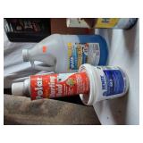 Lot of Automotive and Maintenance Supplies including Quaker State Oil, Pennzoil, and More  - Partially Full