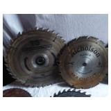 Variety of Used Saw Blades