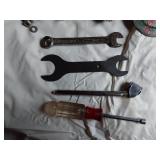 Black & Decker and Skil Cordless Screwdrivers, Stanley No. 59 Drill Vise, and Various Tools