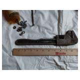 Black & Decker and Skil Cordless Screwdrivers, Stanley No. 59 Drill Vise, and Various Tools