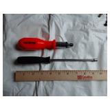 Black & Decker and Skil Cordless Screwdrivers, Stanley No. 59 Drill Vise, and Various Tools