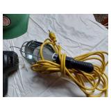 Black & Decker Bulldog Impact Wrench, Craftsman Drill, Extension Cords, Work Light, and Hard Hat