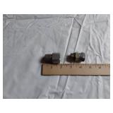 Mixed Hardware Lot including Bolts, Nuts, Washers, and Metal Plates