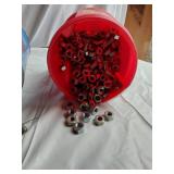 Mixed Hardware Lot including Bolts, Nuts, Washers, and Metal Plates