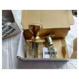 Door Knob and Lock Sets Cylindrical Lockset, Brass Knobs, and Antique Porcelain Knob