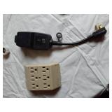Electrical Components Including Leviton Outlet Box, Light Sockets, and Switches