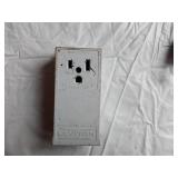 Electrical Components Including Leviton Outlet Box, Light Sockets, and Switches