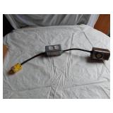 Electrical Components Including Leviton Outlet Box, Light Sockets, and Switches