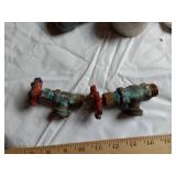 Assorted Plumbing Supplies and Tools including Drill Powered Drain Auger, Toilet Seat, and Various Fittings