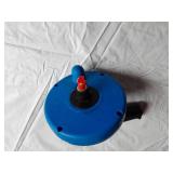Assorted Plumbing Supplies and Tools including Drill Powered Drain Auger, Toilet Seat, and Various Fittings