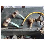 Watts Regulator Valves, Bernzomatic Propane Cylinder and Assorted Plumbing Parts