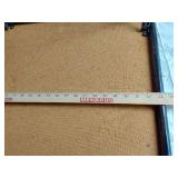 Folding Table with Black Metal Frame, 24"  Width