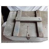 Wooden Storage Box with Handle and Latch