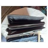 Vintage Suitcase, Targus Laptop Bag, and Dynamo Garment Bag