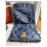 Vintage Suitcase, Targus Laptop Bag, and Dynamo Garment Bag