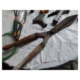 Garden Tools and Accessories including Roundup Weed Killer (partials), Sprinklers, and Hand Tools