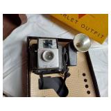 Kodak Brownie Starlet Camera Outfit and Ansco Flash Clipper Camera