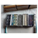 Braytonic TV, Sanyo VCR, and Audio/Video Media Collection including Cassettes and VHS Tapes