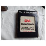 Braytonic TV, Sanyo VCR, and Audio/Video Media Collection including Cassettes and VHS Tapes