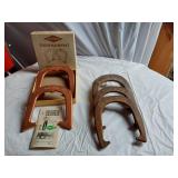 Lot of 5 Diamond Horseshoes including Tournament and Eagle Ringer Models