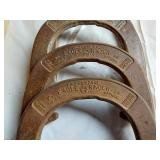 Lot of 5 Diamond Horseshoes including Tournament and Eagle Ringer Models
