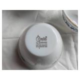 Corelle Cups, Gibson Mugs, and Glass Tumblers