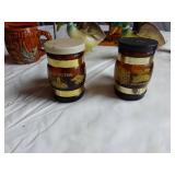 Vintage Collectible Items including Wisconsin Sugar and Creamer, Animal Figurines, and Decorative Pieces