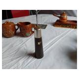 Vintage Collectible Items including Wisconsin Sugar and Creamer, Animal Figurines, and Decorative Pieces