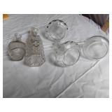 Glass Cruets with Various Designs and Sizes
