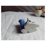 Kitchen Collectibles including Ceramic Figurines and Toothpick Holders