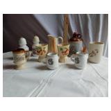 Vintage Decorative Pottery and Ceramic Items including Avon Bottles, Mug, and Pitcher