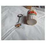 Trojan Keychain and Cup