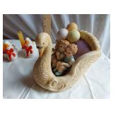 Wilitts Designs Figurine and Goose Candle Holders