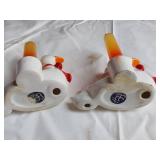 Wilitts Designs Figurine and Goose Candle Holders
