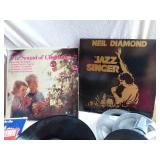 Vinyl Record Collection including Neil Diamond, and Christmas Albums