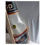 Miller Genuine Draft Large Coin Bank and E&J Brandy Decanter