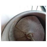 Kitchen tools including Foley Food Mill, Keystone Grinder, and strainers
