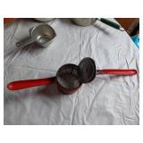 Foley Food Mill and Kitchen Tools including Red Potato Ricer, Foley Measuring Cup, and Accessories