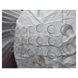 Clear Glassware and Decorated Drinking Glasses