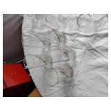 Clear Glassware and Decorated Drinking Glasses