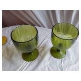 Miller Lite Pitchers and Schlitz Beer Glasses and Other Goblets