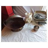 Kenmore Electric Skillet, Proctor Juicer, Wok, and Glass Bottle