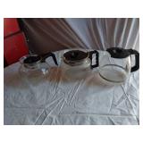 Lot of 3 Coffee Carafes including Bunn and Others