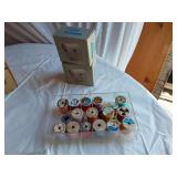 HUGE Lot of Sewing Supplies and Accessories Including Necchi Supernova Parts, Singer Needles, Scissors, and Fabrics